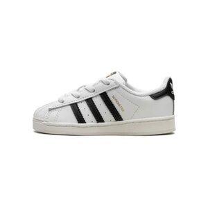 Adidas White and Black Sneakers Iconic Superstar Design